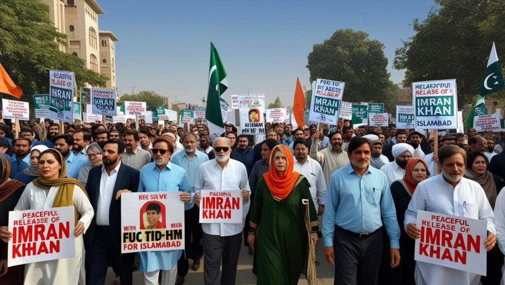 Image of PTI Protest update